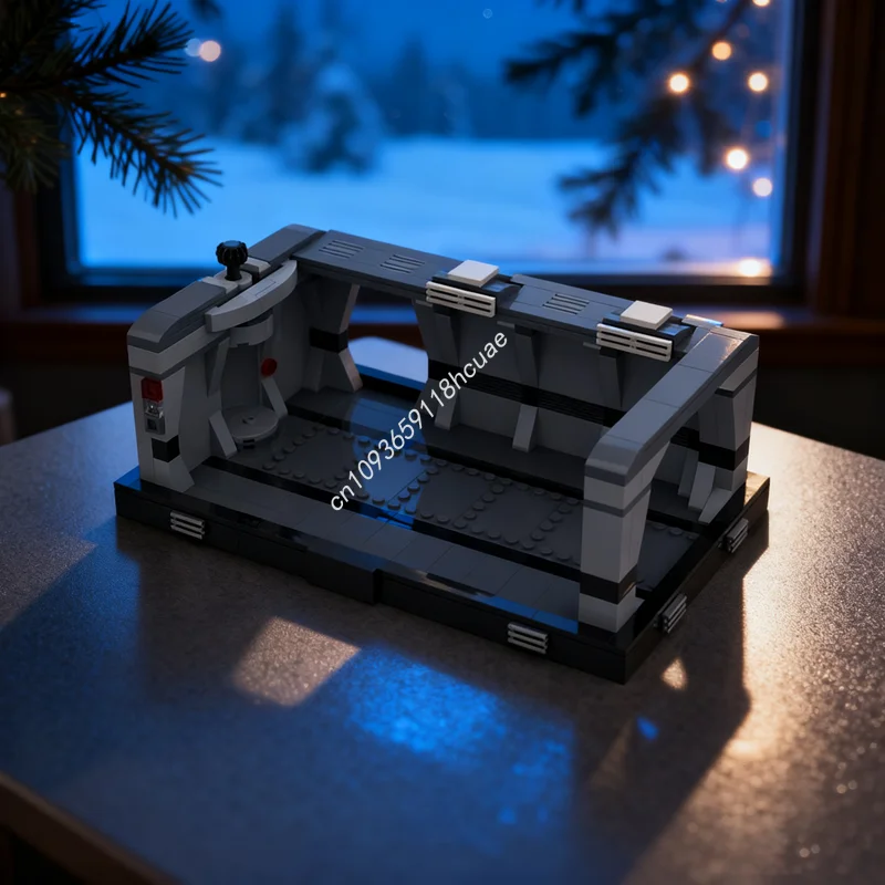 

372 шт. MOC темный солдат, диорама, звезда, боевая модель, строительные игрушки, блоки, сборка, идея «сделай сам», Рождественский подарок, образование для детей