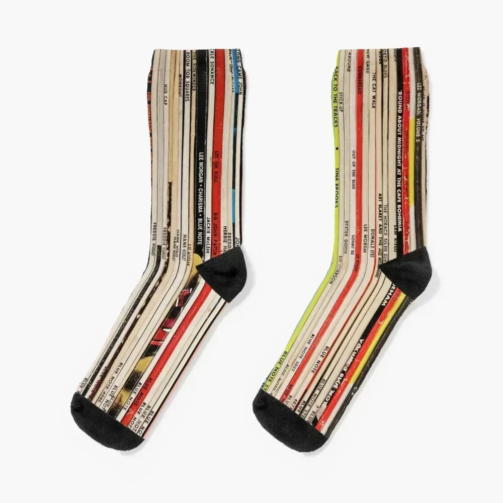 

Blue Note Vinyl Collection Socks kawaii hockey anti-slip winter gifts Socks For Men Women's