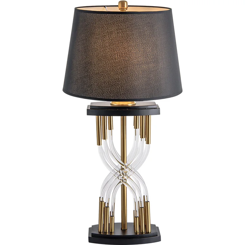 Postmodern creative light luxury LED desk lamp, warm white light, suitable for bedroom bedside living room