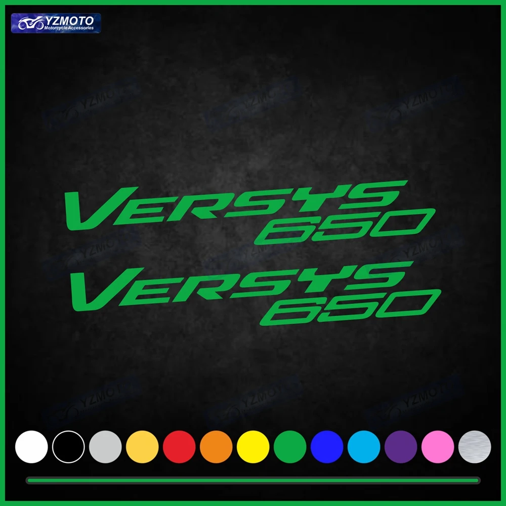 

Для Versys 650 versys 650, гоночная наклейка на мотоцикл, автомобильная наклейка, украшение, топливный бак, логотип двигателя, обтекатель, наклейки на лобовое стекло, шлем