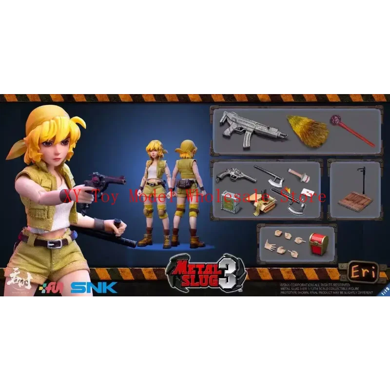 【متوفر】نموذج TUNSHI Studio الأصلي SNK سبيكة معدنية رسمية 3 Marco Tarma Clark Still RALF JONES Rebel Soldier 1/12 Mecha Toy