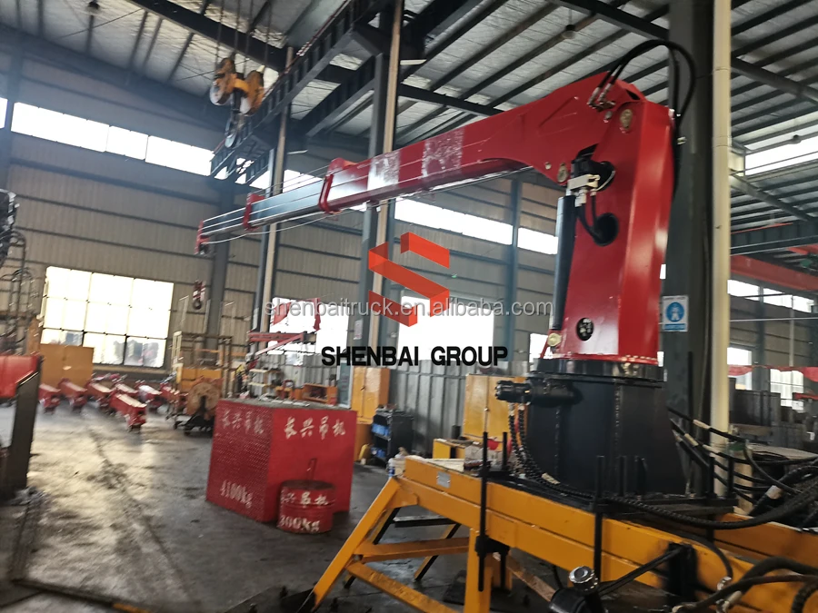 New 6Ton Knuckle Stiff Boom Small Boat Crane Floating Marine Deck Working Crane Marine Crane for Sale