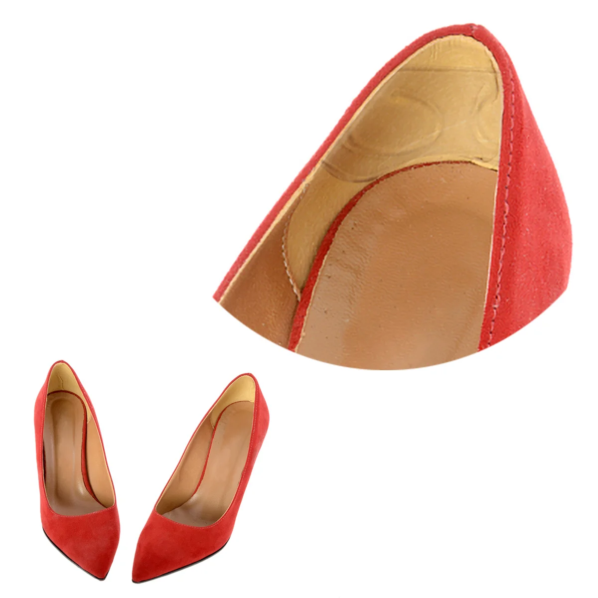 

3Pair Heel Stickers Anti-Slip Self-Adhesive Heel Grips for Foot Pain Plantar Fasciitis Comfortable Shoe Liners for Flat Shoes