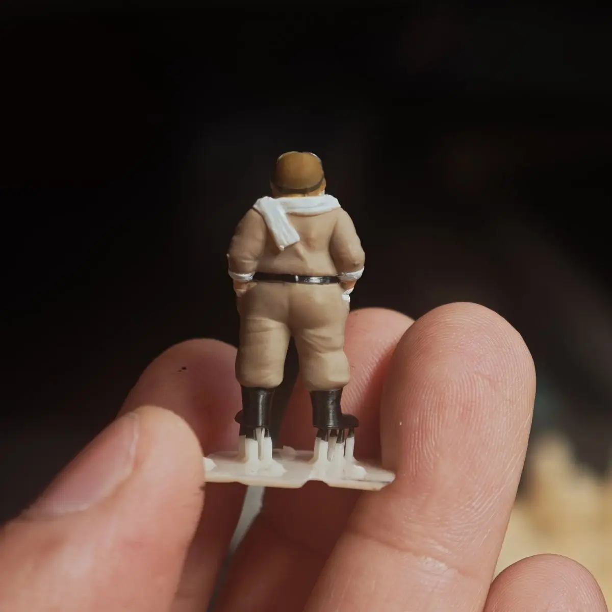 1/64 kleine miniatuur hars beeldje garage scène varken model Diorama