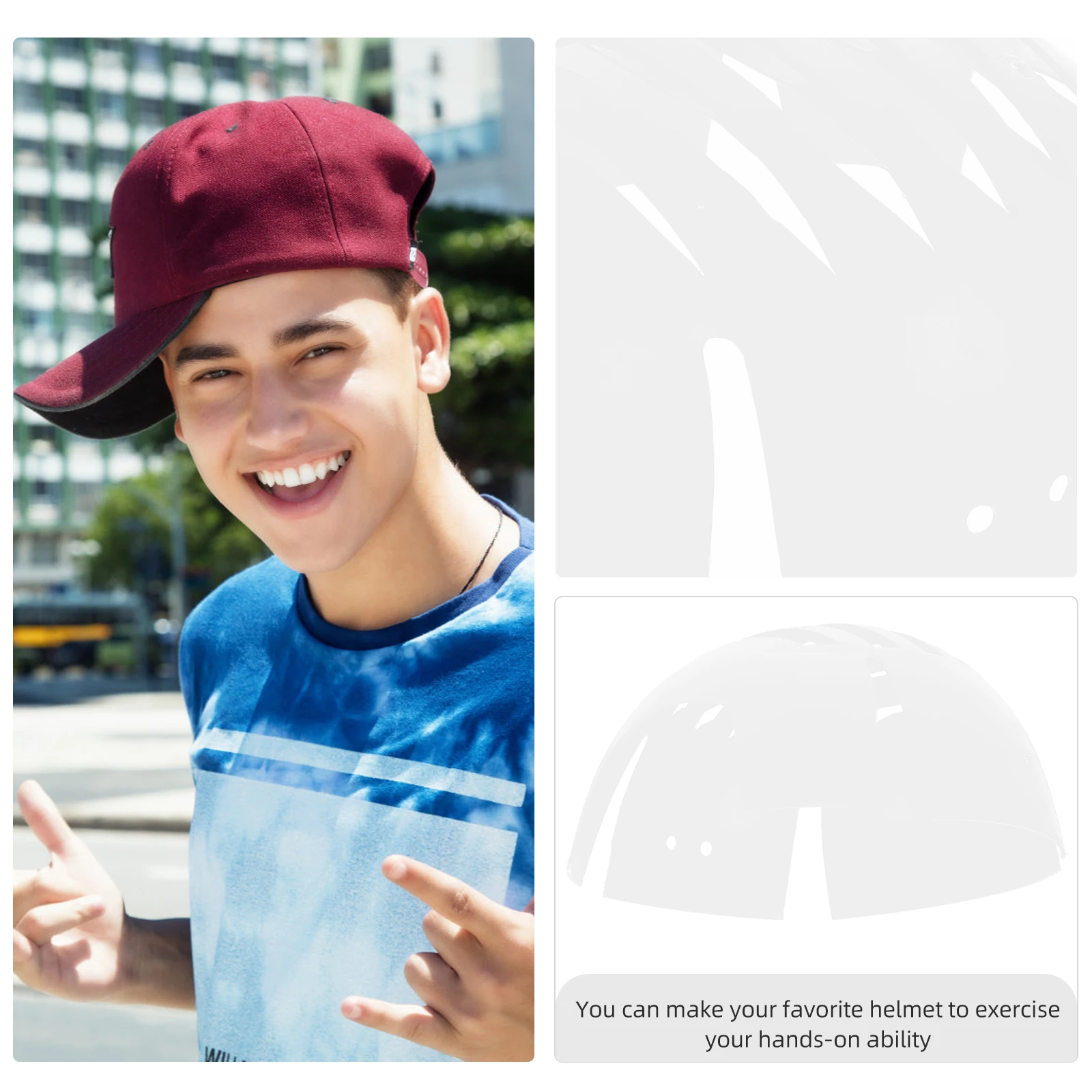 

2 Pcs Peaked Caps Support Plastic Lining Hat Protector Holders Bottle Baseball Insert
