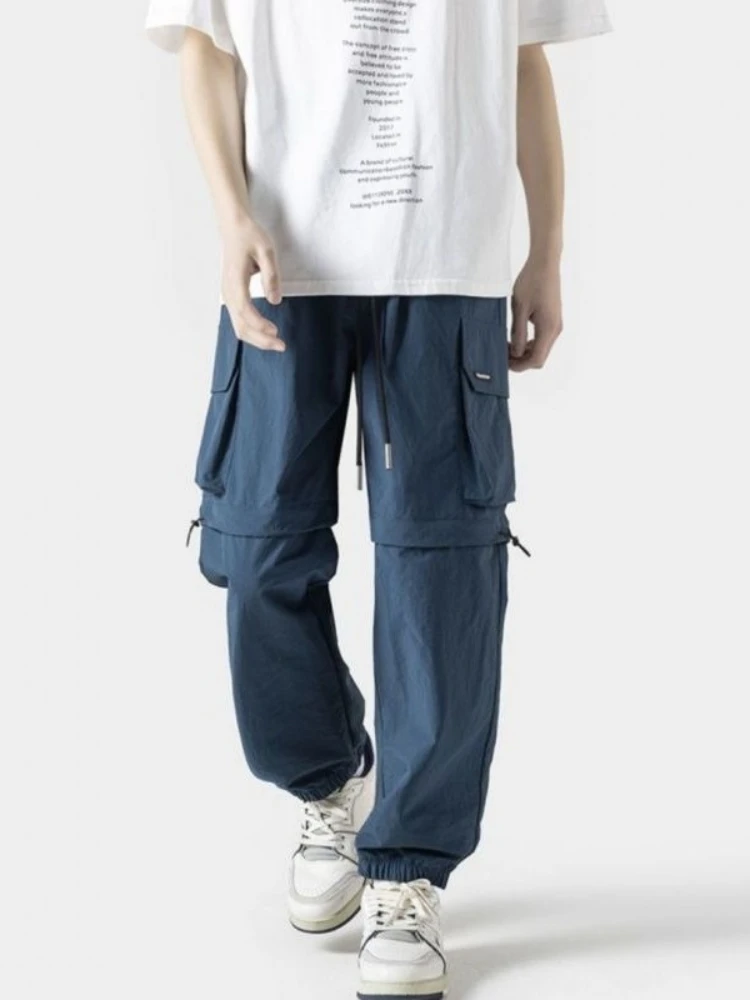 

Outdoor Hip Hop Hiking Cargo Pants for Men Joggers Casual Aesthetic High Quality Cheap Cheapest Baggy Loose New In Trousers Man
