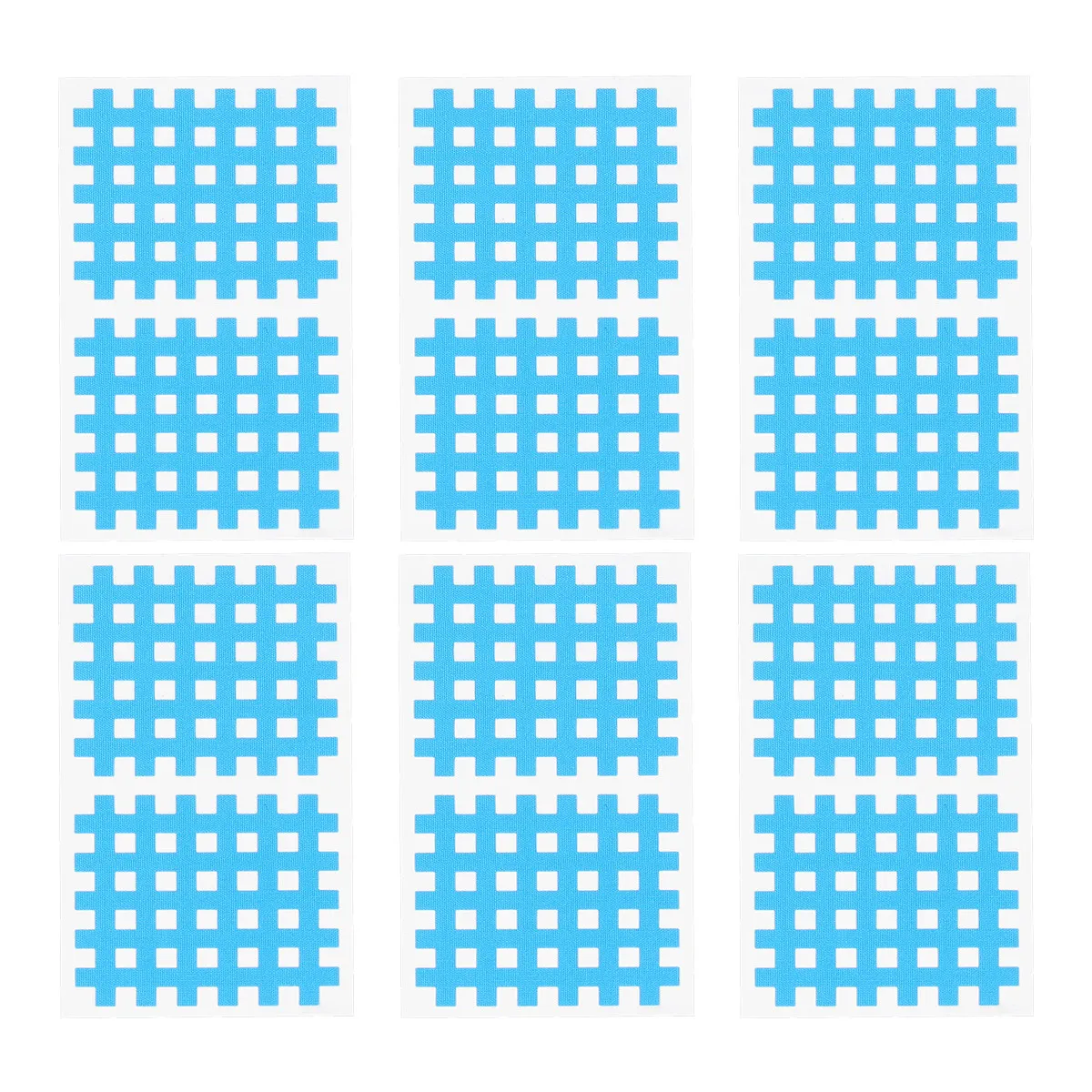 

20 листов спортивной клейкой тканевой ленты для поддержки мышц при поднятии тяжестей, дышащая, для фитнеса и физической подготовки