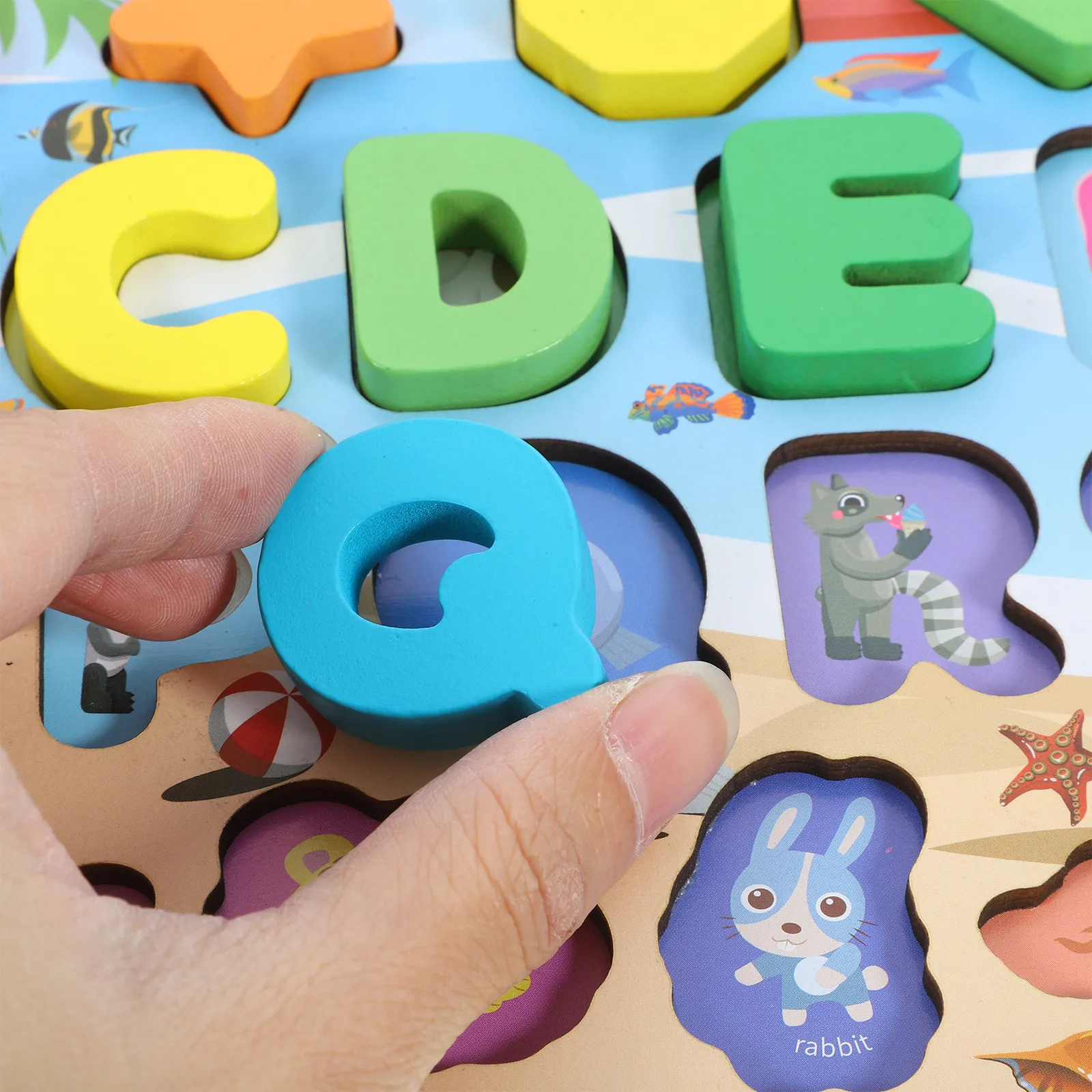 

1Set Children's Wooden Digital Puzzle Bricks Early Education Magnetic Fishing Game Enhance Fine Motor Skills Brain Development