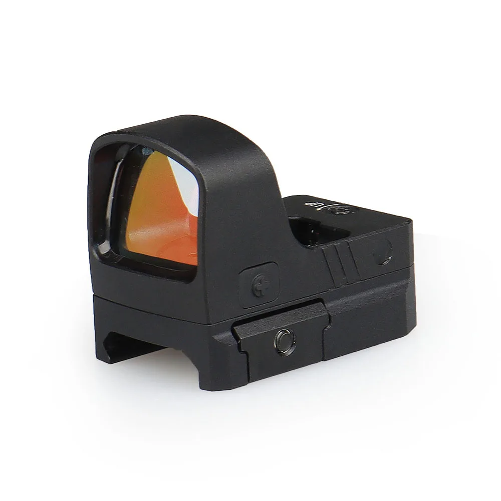 PPT 1x24mm 3MOA Red Dot Sight Reflex Riflescope Hunting Scope With RMR Mount Rail Co-Witness Holographic AR15 OS2-0140