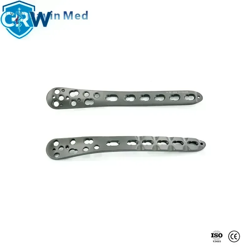 Placa de Bloqueo Medial Distal de Tibia de Titanio CRW para Fractura de Tibia Distal Pilon