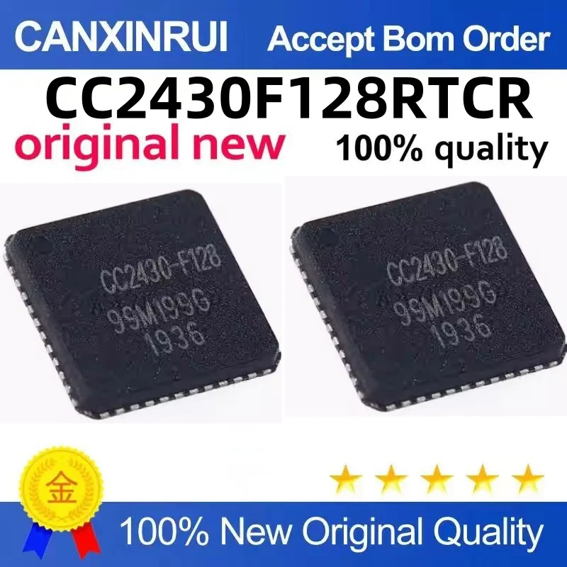 （10 pieces）CC2430F128RTCR CC2430-F128 QFN48 RF Transceiver Chip