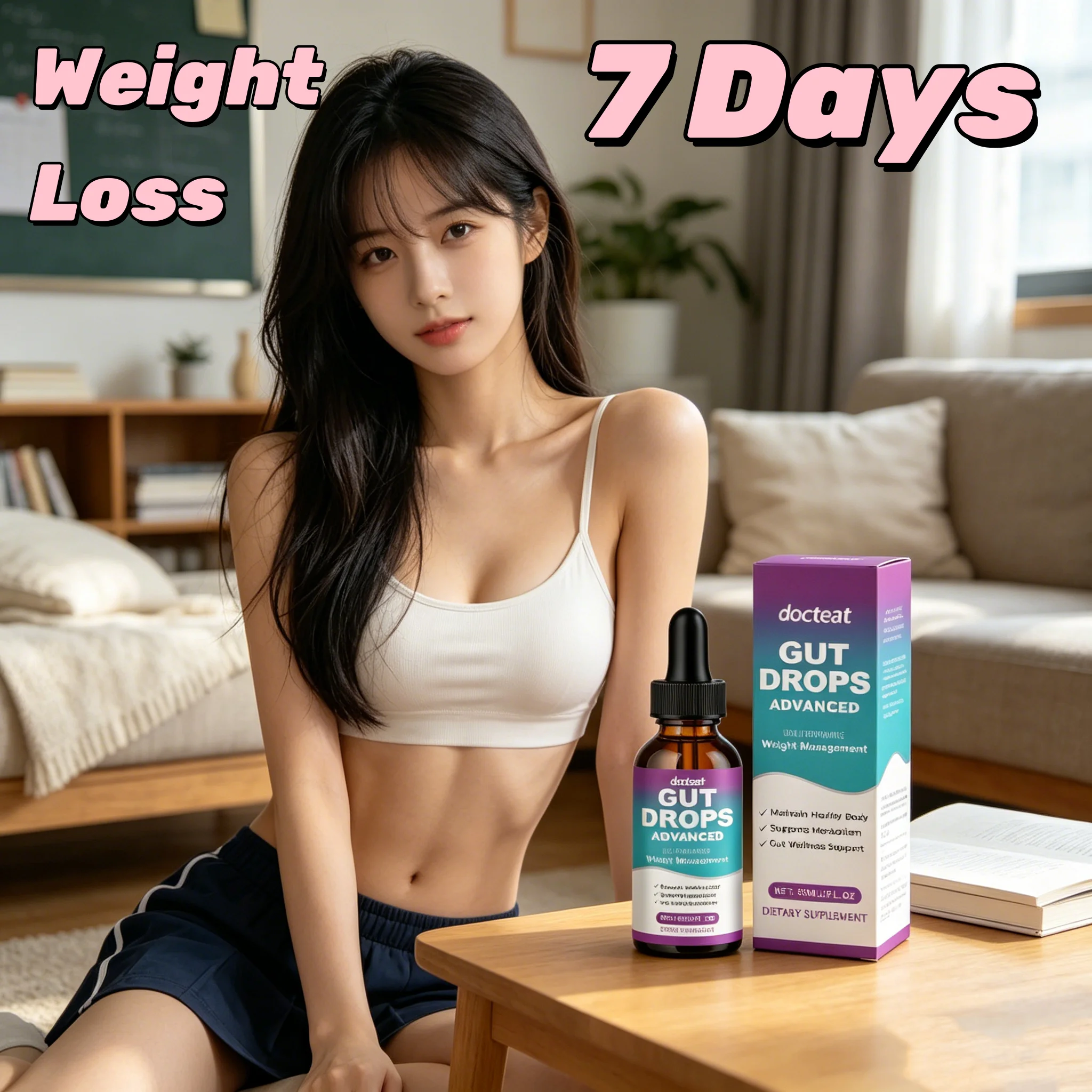 Digestive Enzyme Drops Gut Health Support Relieve Bloating Constipation Improve Nutrient Absorption Natural Probiotic Liquid