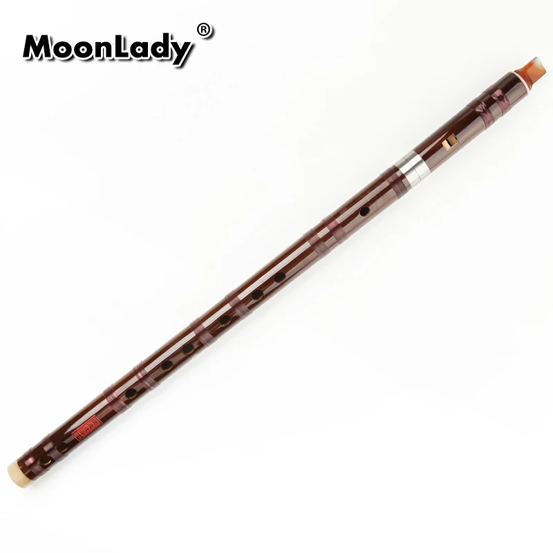 Handmade Brown Color  Two-section Bamboo Flute ShuDi Flauta mouthpiece builtin Easy to learn Windwood Musical Instrument