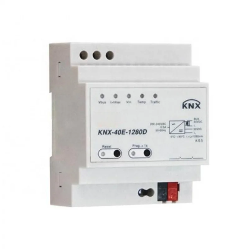 

Good Quality KNX-40E-1280D 30V AC/1280 MA With Diagnostic Function Single Output Enclosed Mean Well Power Supply