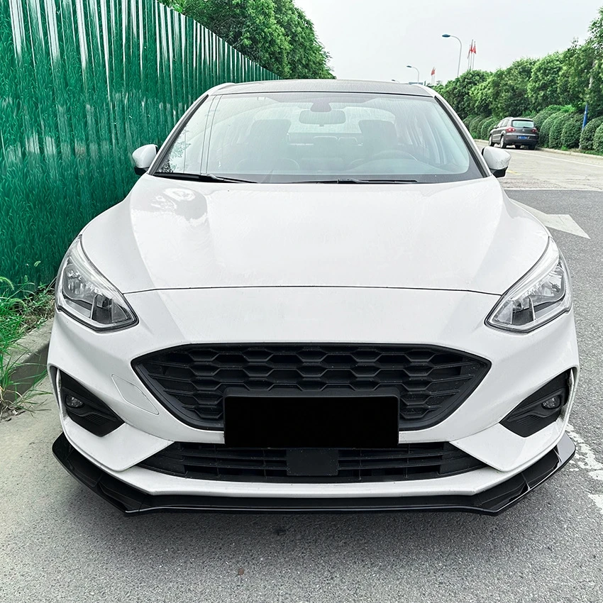 Front Bumper Lip Chin Guard Diffuser Cover Deflector For Ford Focus ST ST-line MK4 MK4.5 C519 2018-2024 Body Kit