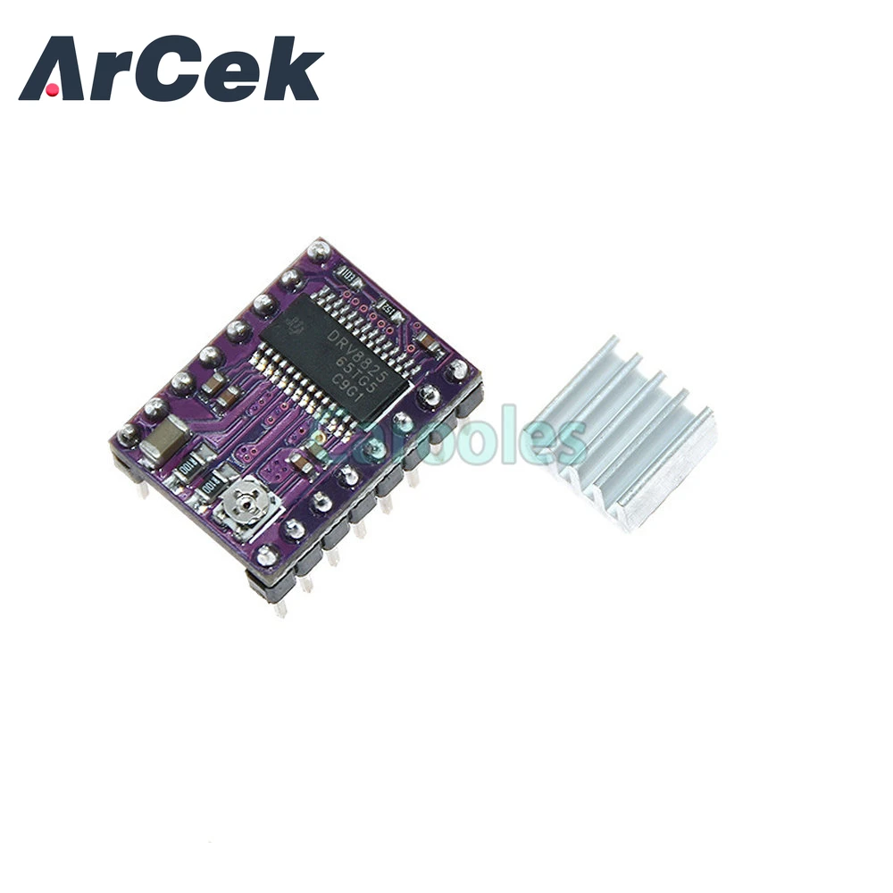Reprap Stepper Driver A4988 Stepper Motor Driver Module with Heatsink Translator and Overcurrent Protection Drive Up to 35V
