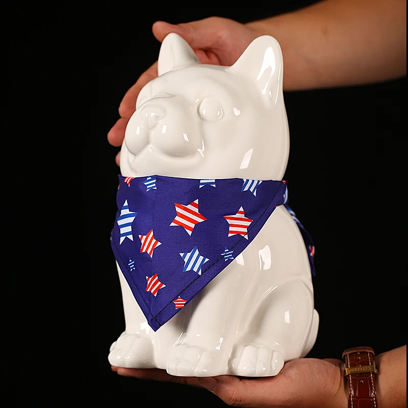 Dog Urn Pet Ashes Container Puppy Shape Memorial Keepsake Box Sealed Big Capacity Cremation Jar For Medium Large Dog Remembrance
