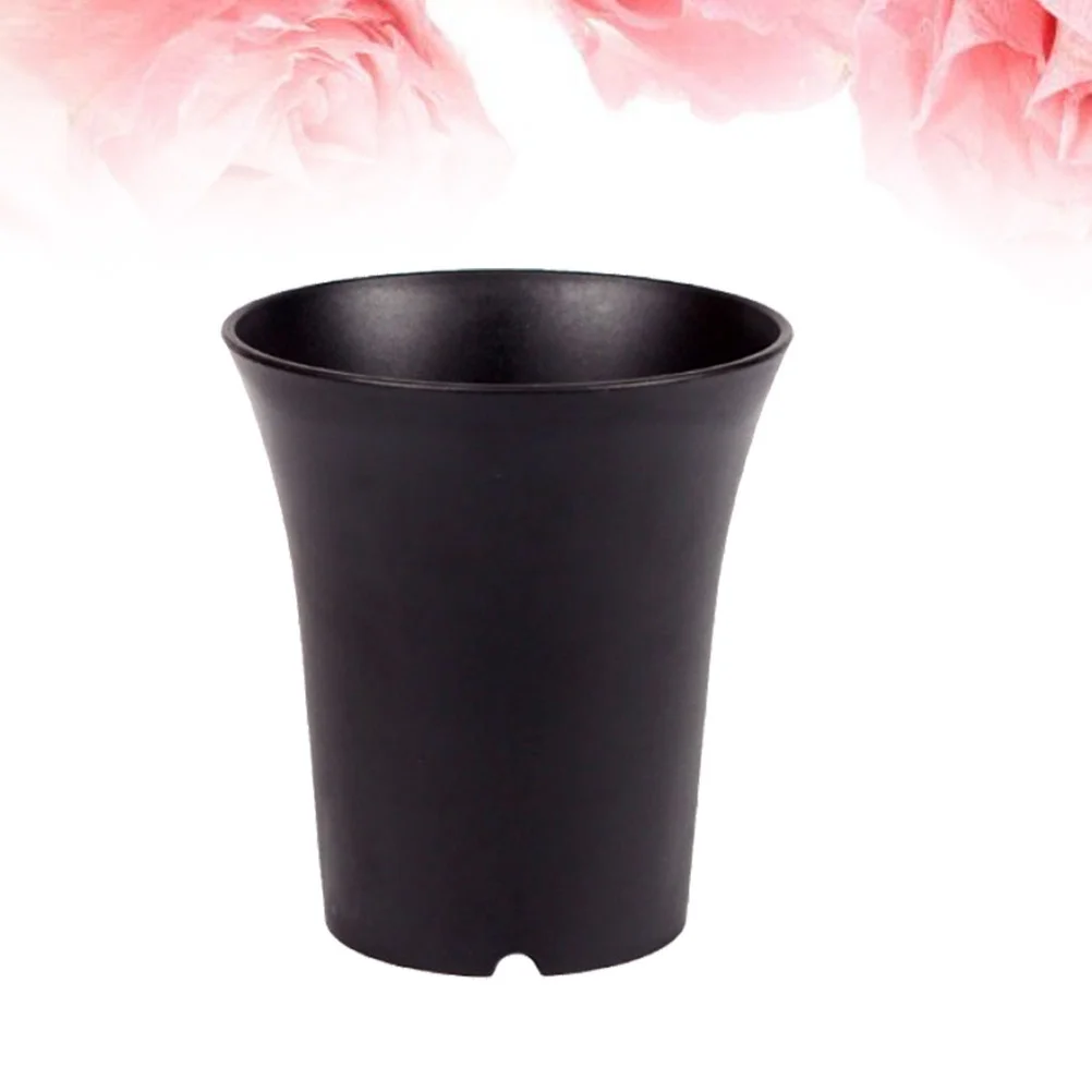 

Plastic Flower Pot Round Extra Durable Lightweight Resin For Succulents Cactus Indoor Plants Hanging Planter Home