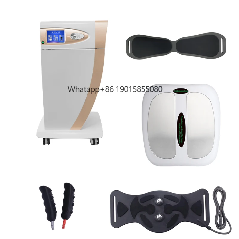 

KAIKANG Best Selling USB Electric Pulse Stimulator Leg Massager Heat Wireless Wood Body Shaping Back Ems Foot Shoulder Neck Hand