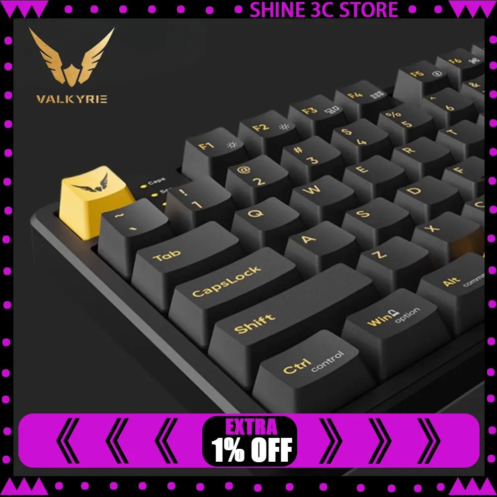 

VALKYRIE VK87 Механическая клавиатура, трехрежимная горячая замена, TFT-экран, RGB прокладка, беспроводная игровая клавиатура, аксессуары для ПК, геймера, подарок