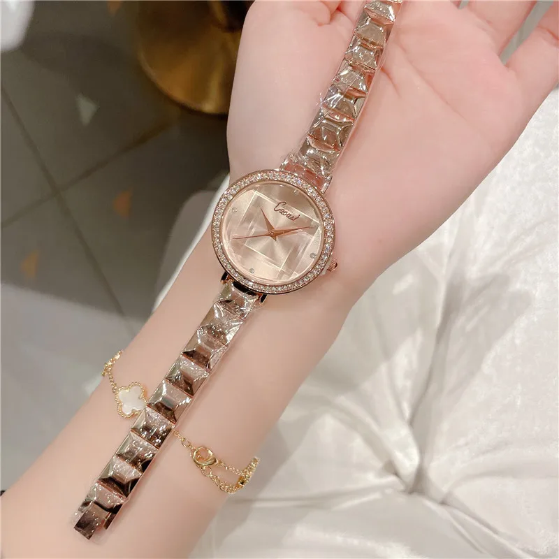 New Brand Luxury Crystal Women\'s Bracelet Watches Dress Watches Clock Ladies Fashion Casual Quartz Wrist Watches Reloj Mujer