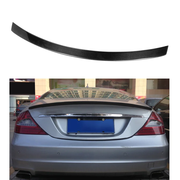 AMG style Car Carbon fiber rear spoiler For Mercedes CLS class W219 2004-2010  Truck wings 