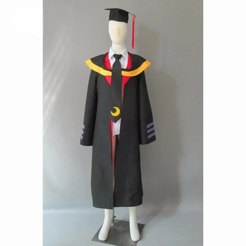 Customize for adults  Free Shipping Assassination Classroom Class 3-E Teachers Koro-sensei Humans Cosplay Adult Costume