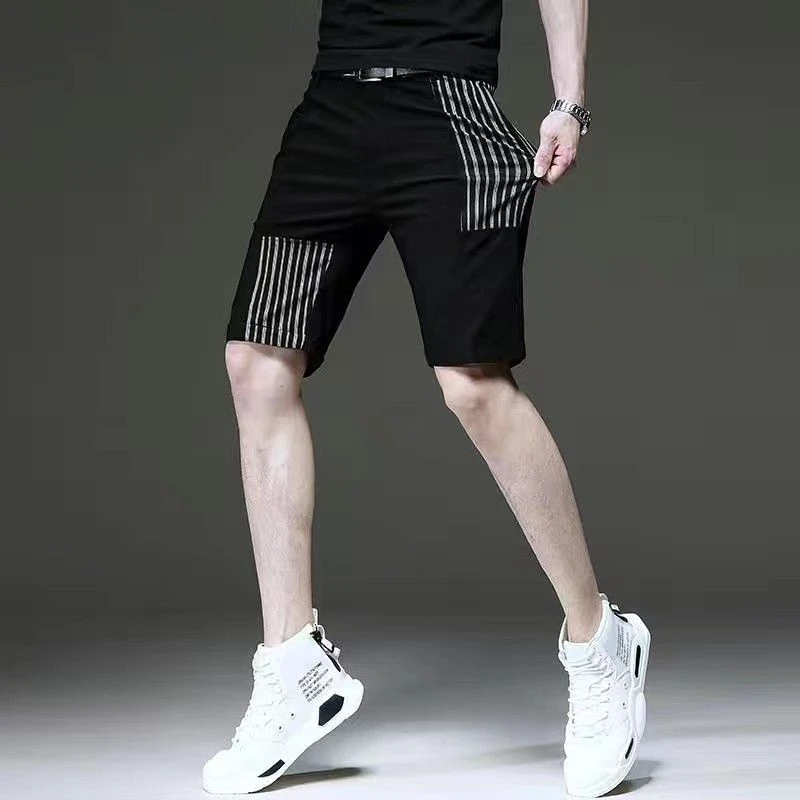 Men's Shorts Thin Luxury Small Size Fashion Pack Loose Elastic Male Short Pants Korean Style Novelty In Bulk Stylish Summer Xxl