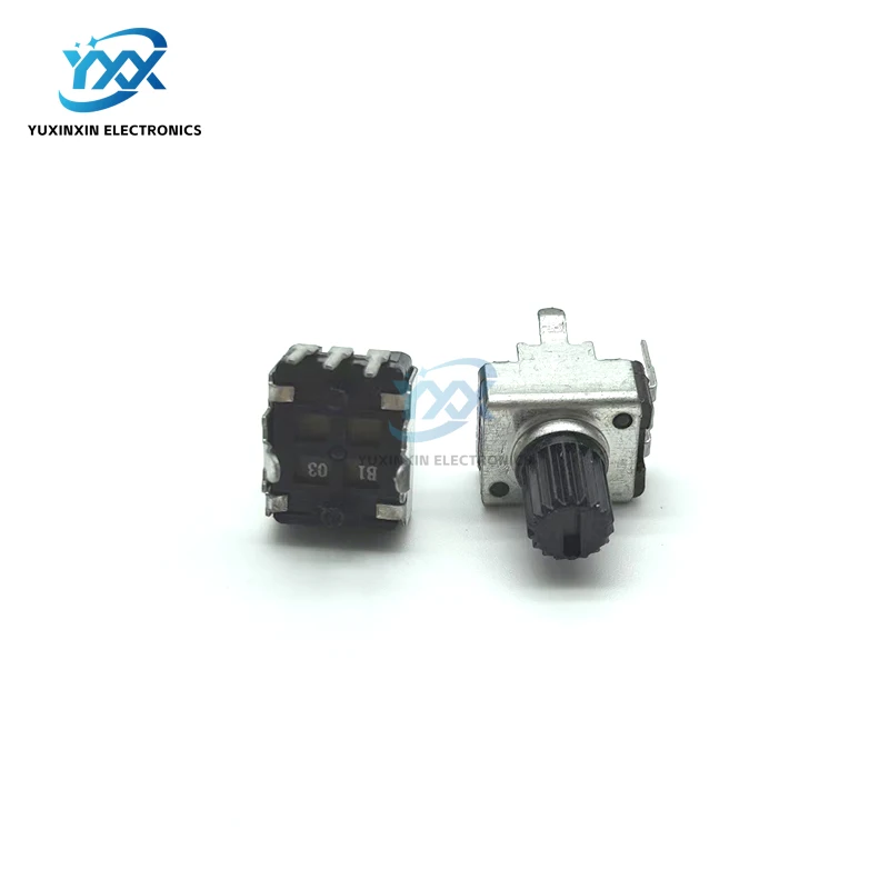 10 قطعة RV09 مقياس الجهد العمودي RV0932 المقاوم القابل للتعديل 1KΩ 2KΩ 5KΩ 10KΩ 50KΩ100KΩ200KΩ L15mm (عمود قصير 7.5 مللي متر) نوع WH09