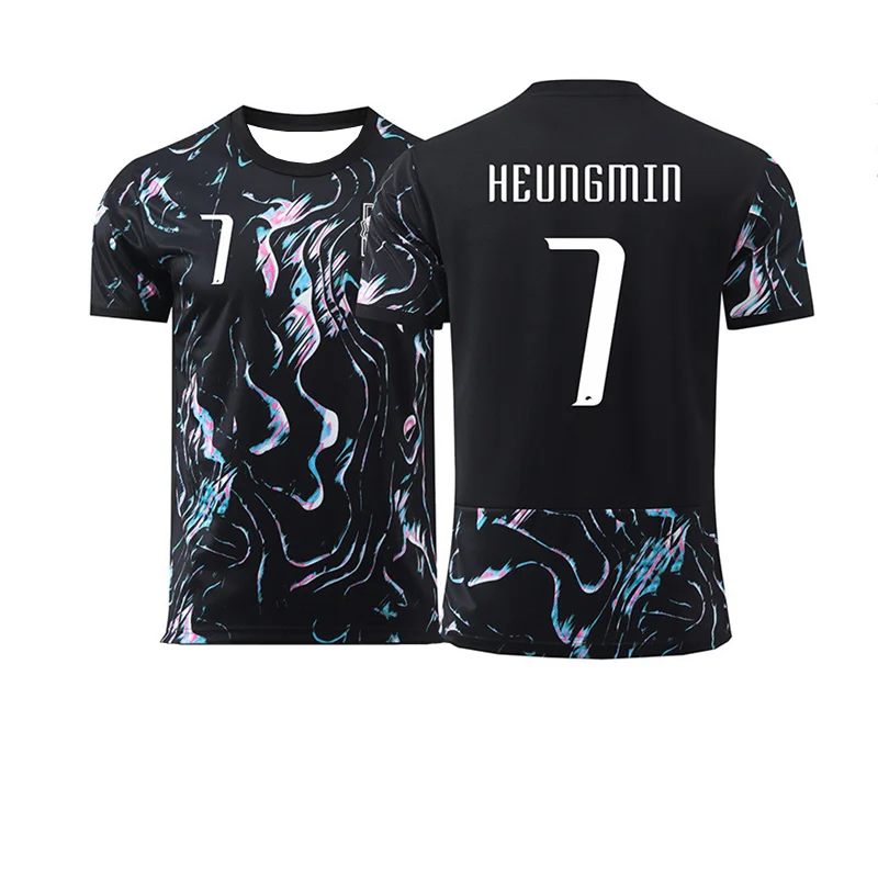 

Новая домашняя футболка из Южной Кореи NO7 Heungmin, быстросохнущие футбольные топы на открытом воздухе, Джерси унисекс, 2025 г., летние классические повседневные свободные футболки