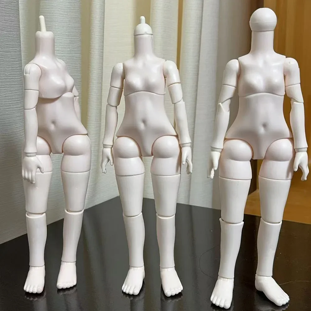 1/6 BJD Dolls Body 30cm Doll Body Flexible Joint Moveable and Two Neck Linking Methods Dolls Accessories