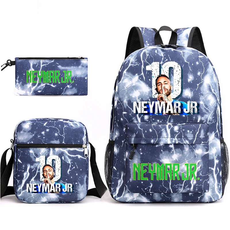 student backpack pencil bag shoulder bag 3-piece casual school bag set