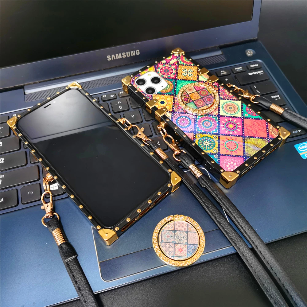 

Luxury Retro Grid Pattern Cover Women Crossbody Lanyard Phone Case for Samsung Galaxy A56 A16 A26 A55 A15 A25 A35 A54 14 A53 A36