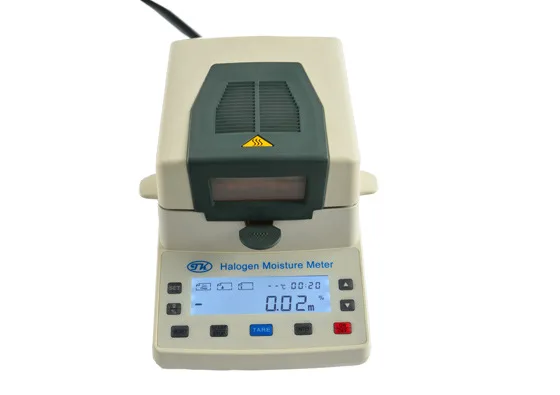 Solid content detector with added hard liquid XY105W desktop drying method halogen moisture meter