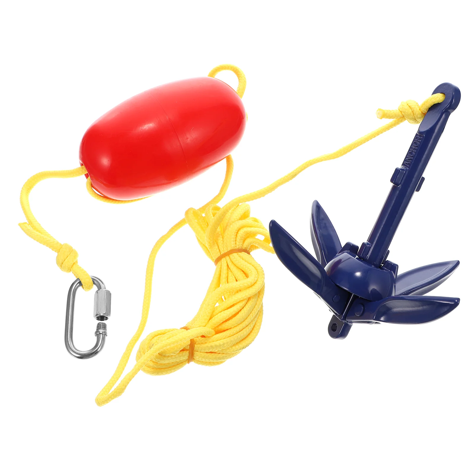 Kayak Anchor Metal Canoe Folding Tie down Straps Aluminum Alloy Boat Truck Paddle Board