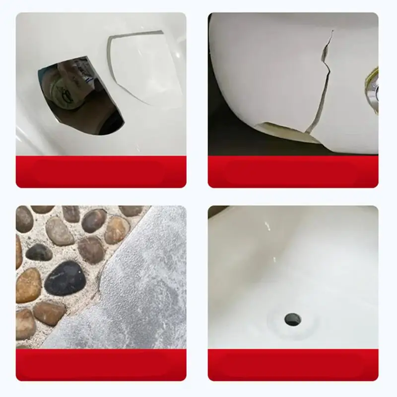 10 Color Tile Repair Agent 100g AB Ceramic Tile Repair Agent Marble Floor Tile Toilet Washbasin Repair Crack Repair Caulk Glue