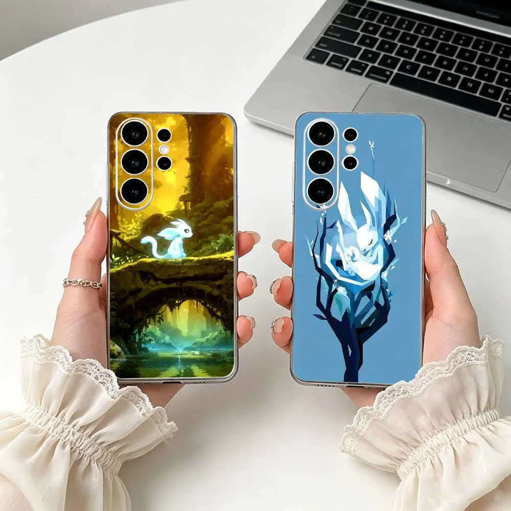GAME Ori and the Will of the Wisps Clear Phone Case for Samsung S25, S24, S21, S22, S23, S30, Ultra, S20, Plus, FE, Lite