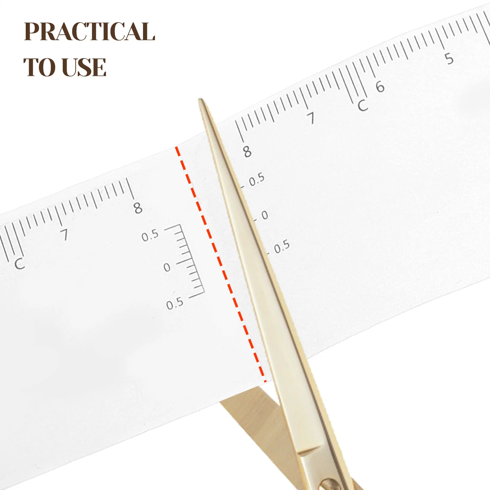 1 Roll Reusable Eyebrow Positioning Tape Clear Measuring Scale for Accurate Brow Shaping Professional Makeup Mapping Tool