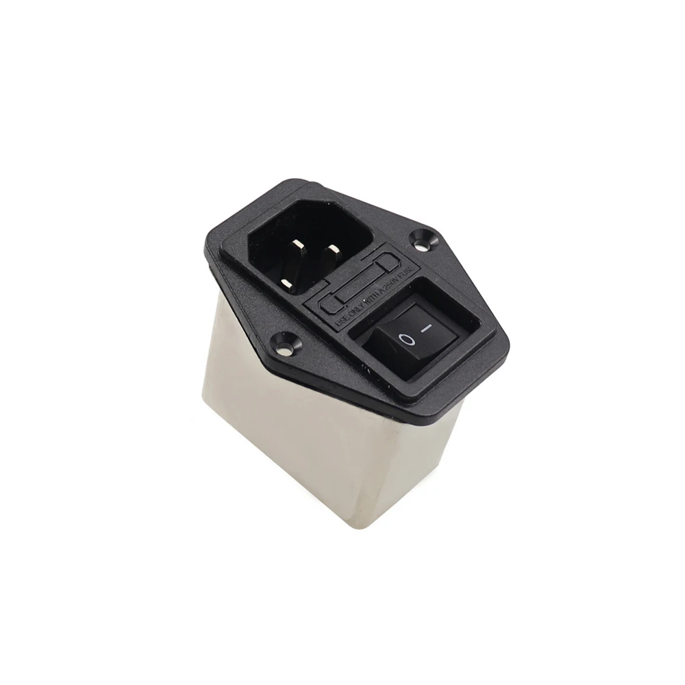 

1 шт. фильтр электромагнитных помех, 10 А, фильтр электромагнитных помех CANNY WELL EMI с кулисным переключателем и разъемом CA