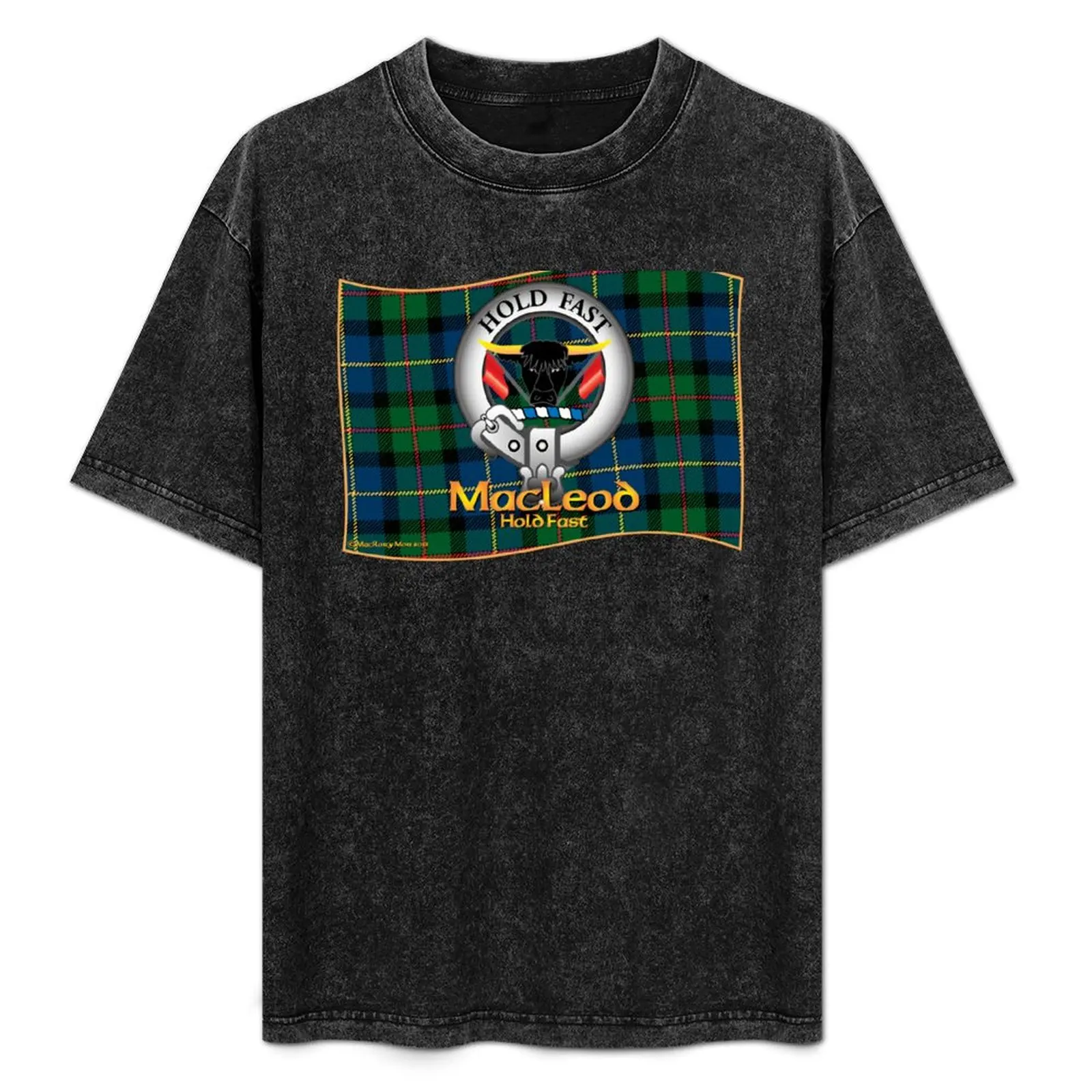 

MacLeod Clan T-Shirt cotton t shirts man 100% man shirt heavy cotton printed shirts for shirt graphic T-Shirt