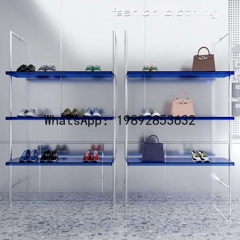 Display Rack for Clothing Store Shoes Bags Multi-Functional Storage Boutique Display Shelf