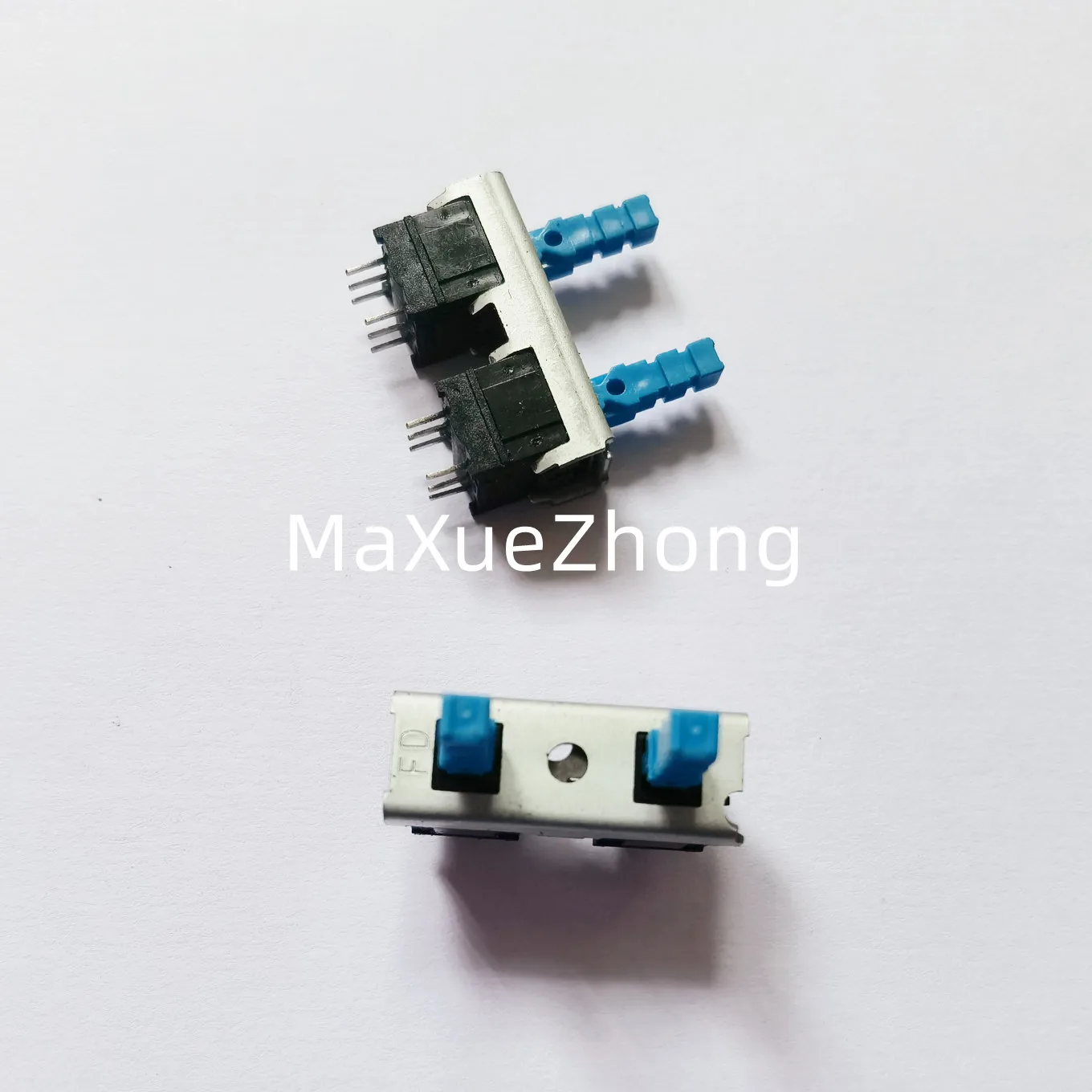 Original New 100% FD2L6C interlocking switch press key open association double 6pin skating band lock blue handle button