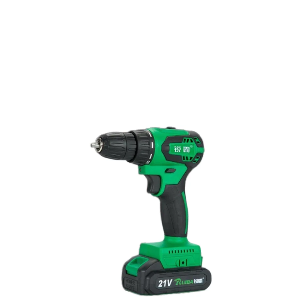 آلة الحفر اللاسلكية اللاسلكية ببطارية 21 فولت OEM مدعومة مع مجموعة أدوات لحفر ثقب الخشب والزجاج المعدني والحجر