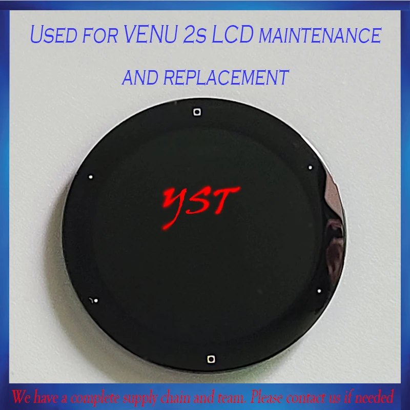 For Garmin VENU 2S LCD Screen Display Touch Digitizer Replacement AMOLED(Without frame)