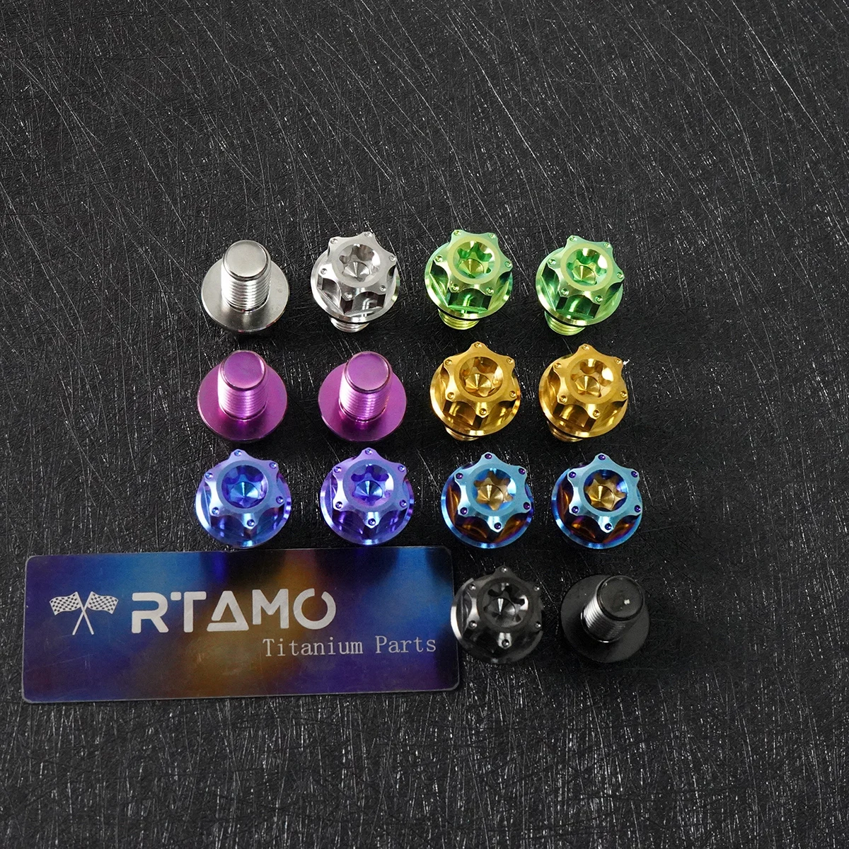 RTAMO Titanium Bolts M10X15X1.5 Pitch Rearview Mirror Screw Right Thread for BMW R NineT /R1300GS