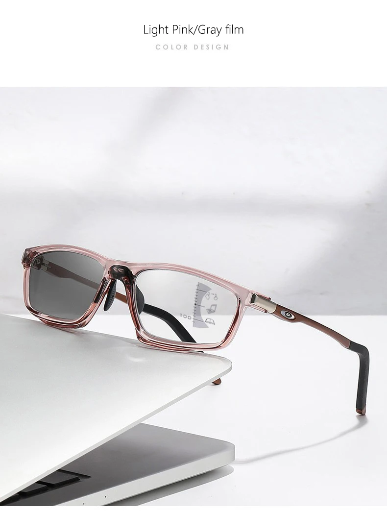 Lichtempfindliche Farbwechsel-Sport-Reise-Multifokusbrille für den Außenbereich mit langem und nahem Dual-Purpose-Lesebrille 81304 – Detail 13
