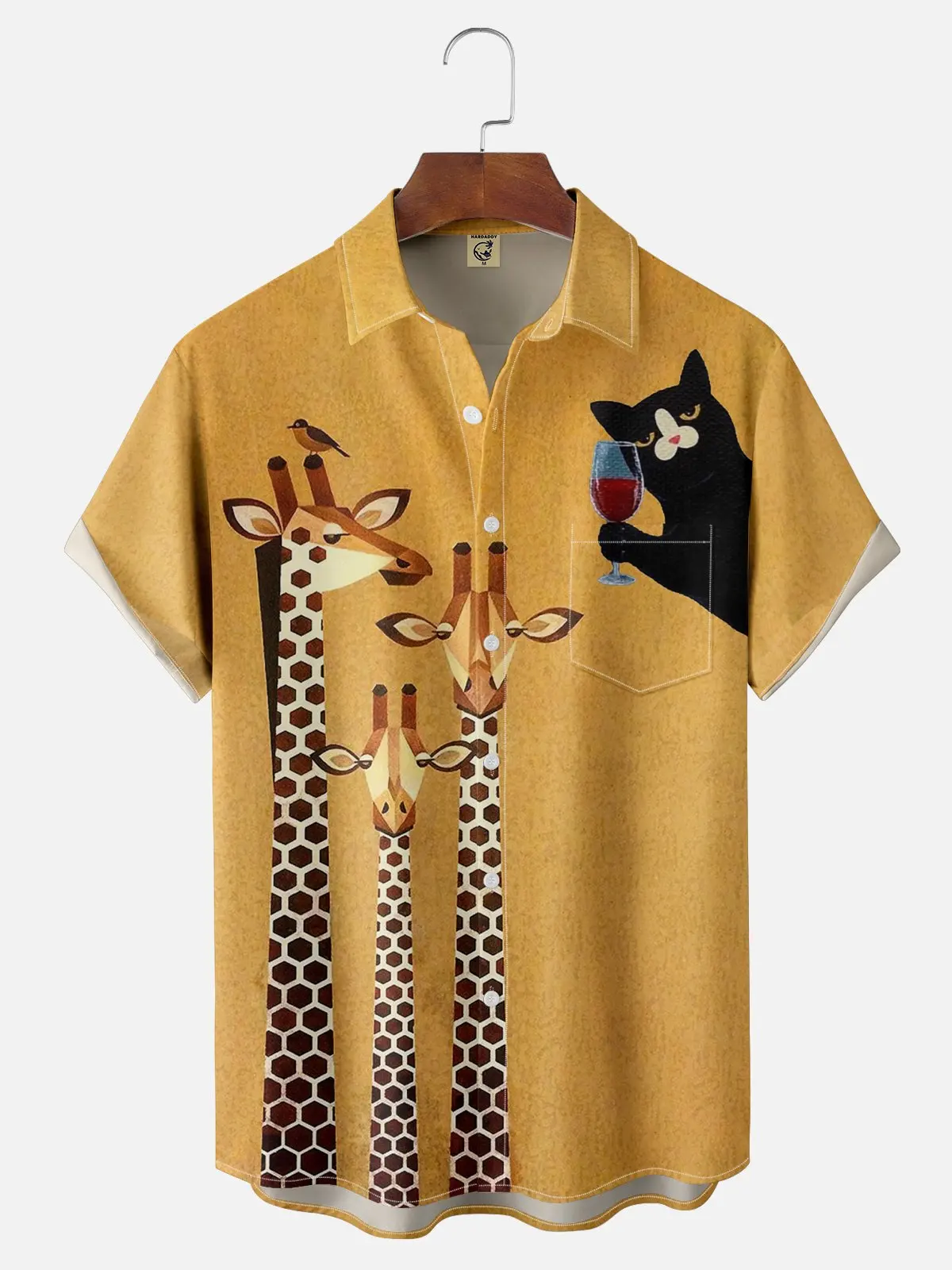 Camicia divertente da uomo con grafica animale del fumetto stampa 3D top a maniche corte ad asciugatura rapida abbigliamento Casual da uomo estivo camicie di moda di strada