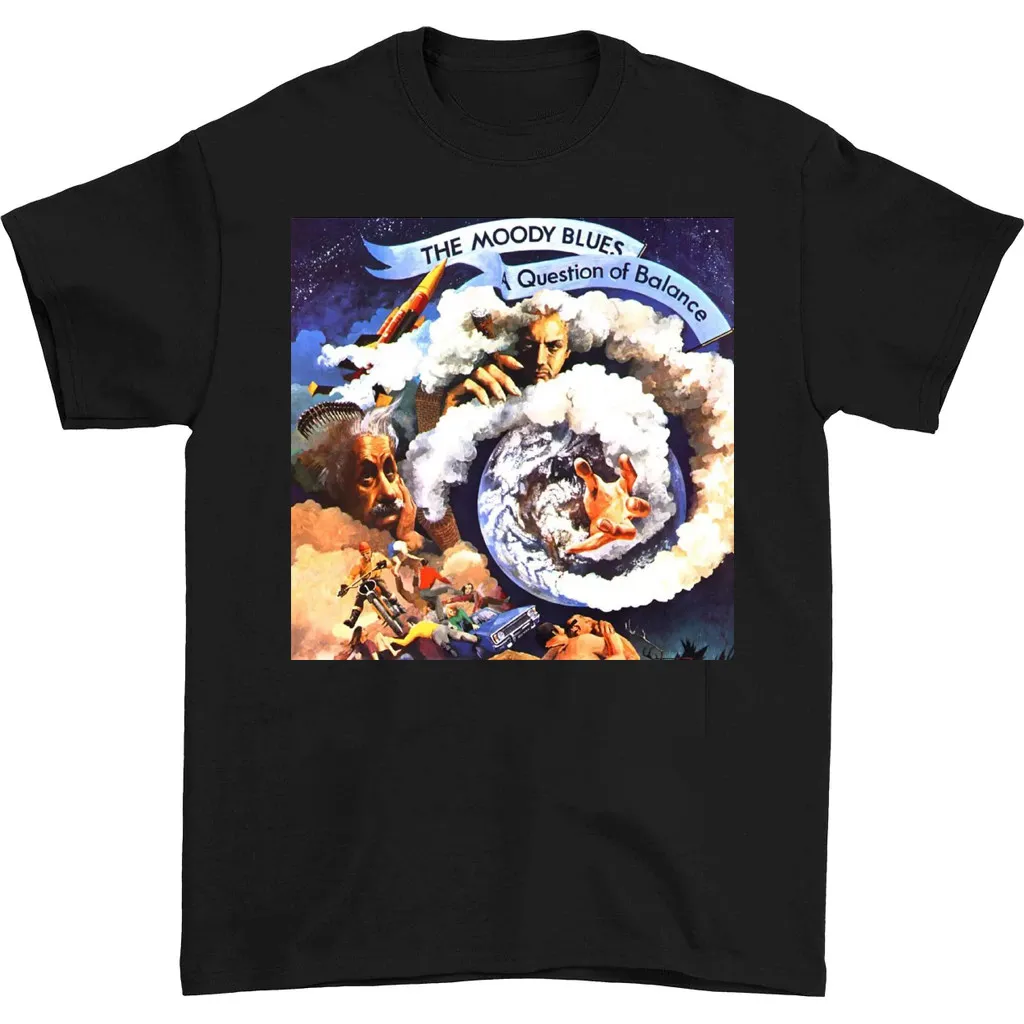 

Vtg The Moody Blues Album Heavy Cotton Black All Size Unisex Shirt SE277