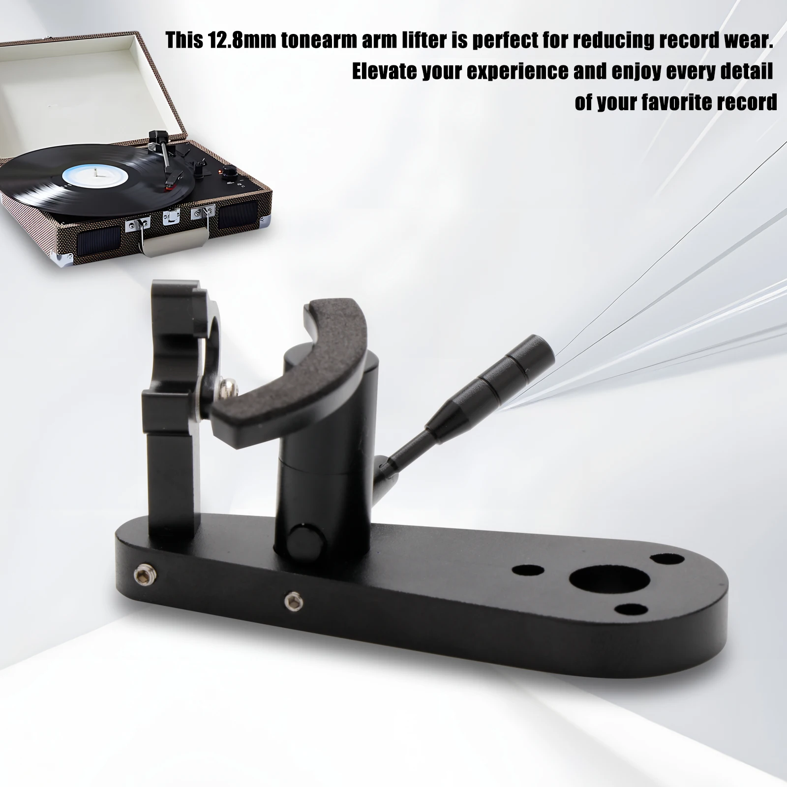 

Preffair QB03 Metal HiFi Tonearm Lifter Arm Lift Audio Turntable Disc Vinyls Record Raiser New