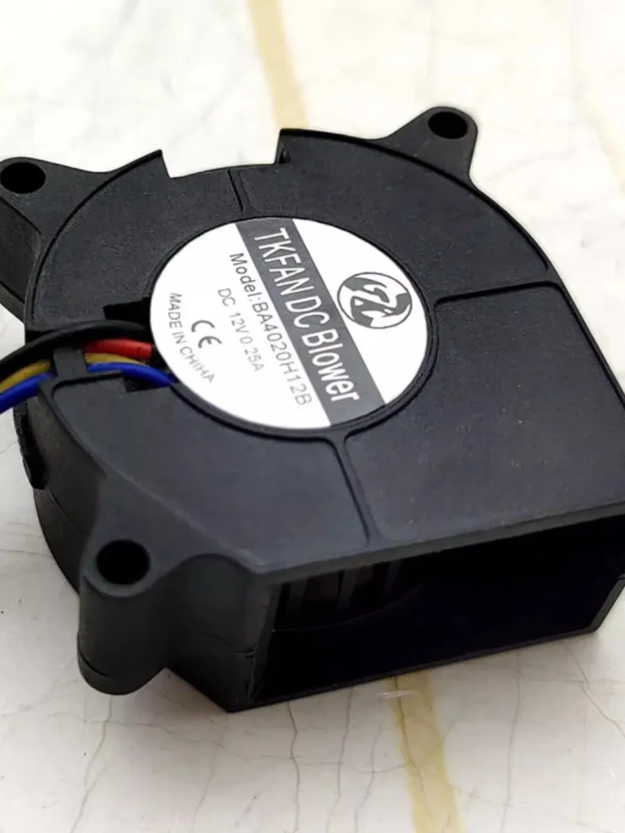 1PCS for  BA4020H12B 4020 DC12V 0.25A 4CM 4-Wire Turbo Centrifugal Cooling Fan